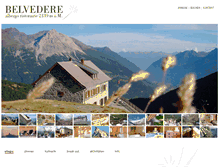 Tablet Screenshot of belvedere-alpgruem.ch